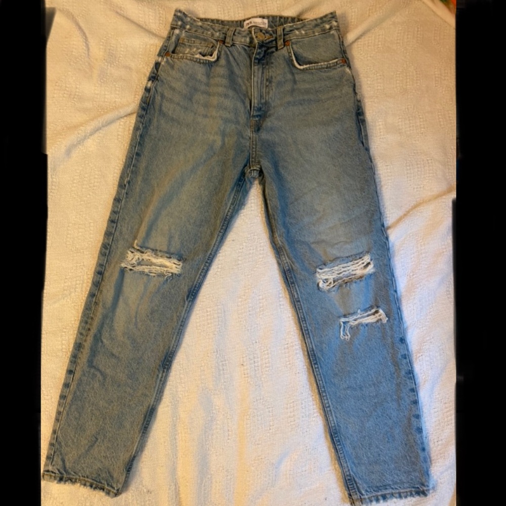 High wasted Zara mom jeans
